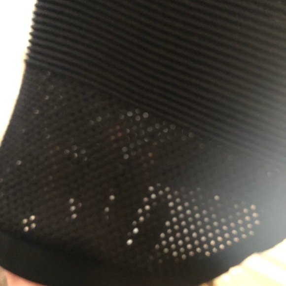 XS BLACK RIBBED STRETCH MICHAEL KORS DRESS - Picture 4 of 7